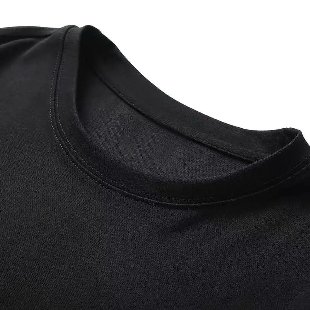 Cheap T-shirt Jerseys Classic Y2K Gothic Style T-shirt Print Oversized T Shirt High Street Shirts Gothic Round Neck Cotton Tops New Mens Women T Shirt