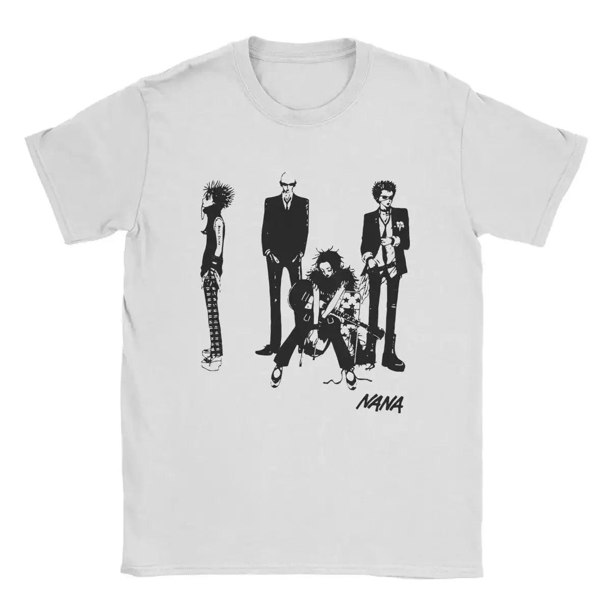Cheap T-shirt Jerseys NANA Osaki T Shirt Casual Harajuku Streetwear Japanese Clothes T Shirt Fashion Rock Punk Short Sleeve Plus Size T Shirt Women