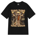 Cheap T-shirt Jerseys Tung Sahur Graphic Printed T-Shirt Men Summer Casual Loose Fashion Funny Round Neck Short Sleeve Tops Clothing T-shirt Unisex