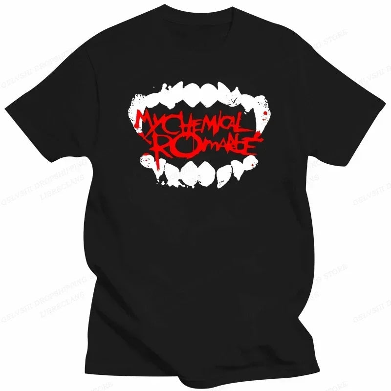 Cheap T-shirt Jerseys My Chemical Romance T Shirt Women Fashion T-shirts Cool Hip Hop Men Tshirt Casiual Summer Vintage Anime Unisex Top Tee