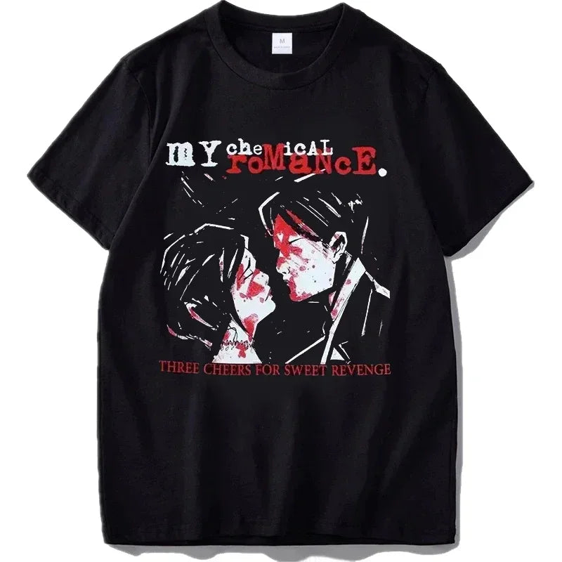 Cheap T-shirt Jerseys My Chemical Romance T Shirt Women Fashion T-shirts Cool Hip Hop Men Tshirt Casiual Summer Vintage Anime Unisex Top Tee
