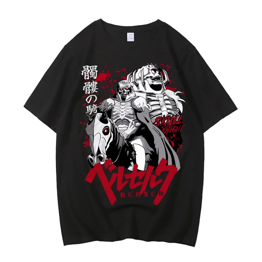 Cheap T-shirt Jerseys Anime Berserk T-shirt Summer Women's Short Sleeve T-shirt Printed Top 2025 Trendy T-shirt Fan Clothing Graphic T Shirts Y2K Top