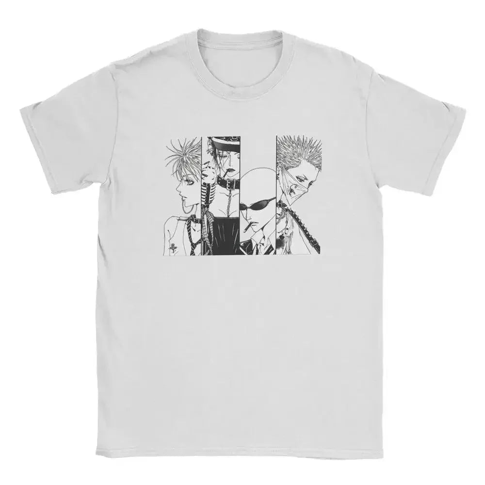 Cheap T-shirt Jerseys NANA Osaki T Shirt Casual Harajuku Streetwear Japanese Clothes T Shirt Fashion Rock Punk Short Sleeve Plus Size T Shirt Women