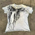Cheap T-shirt Jerseys Retro Classic Gothic Style T-shirt Print Oversized Shirt High Street Shirts Gothic Round Neck Cotton Tops New Mens Women T Shirt