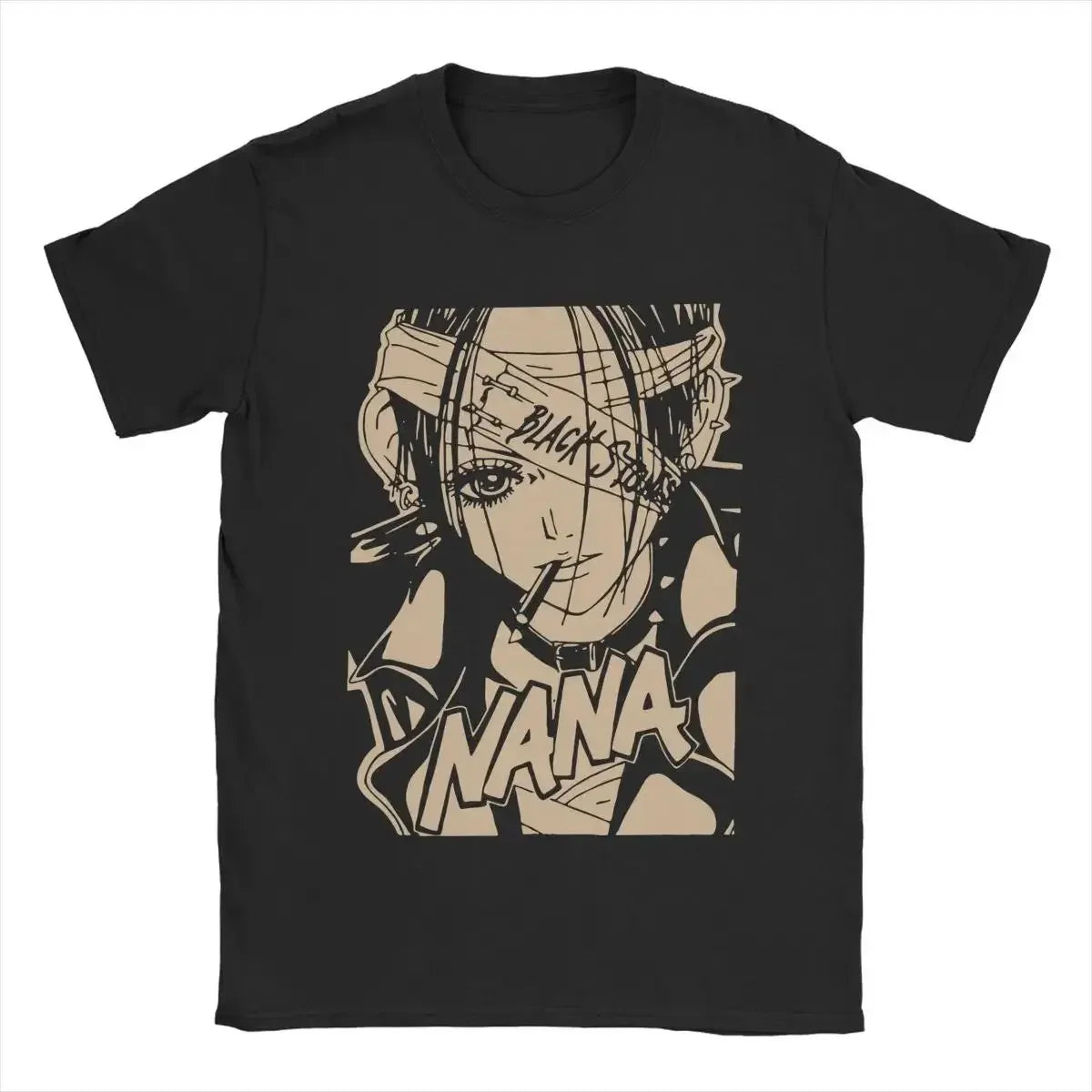Cheap T-shirt Jerseys NANA Osaki T Shirt Casual Harajuku Streetwear Japanese Clothes T Shirt Fashion Rock Punk Short Sleeve Plus Size T Shirt Women