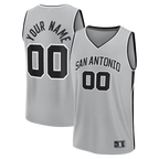 Kooe SA.Spurs Fanatics Silver Fastbreak Custom Jerseys - Statement Edition