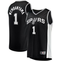 Kooe SA.Spurs #1 Victor Wembanyama Fanatics Black Fast Break Replica Jerseys - Icon Edition