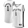 Kooe SA.Spurs #1 Victor Wembanyama Fanatics White Fast Break Player Jerseys - Association Edition