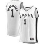 Kooe SA.Spurs #1 Victor Wembanyama Fanatics White Fast Break Player Jerseys - Association Edition