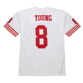 Kooe SF.49ers 1994 #8 Steve Young Mitchell & Ness White Authentic Throwback Retired Player Stitched Puhic Jersey
