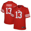 Kooe SF.49ers #13 Brock Purdy Player Scarlet Home Game Stitched Jerseys