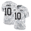 Kooe SF.49ers #10 Mac Jones Player Arctic Camo Limited Salute To Service Home Game Stitched Jerseys