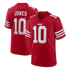 Kooe SF.49ers #10 Mac Jones Player Red Game Home Stitched Jerseys