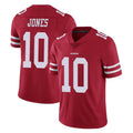 Kooe SF.49ers #10 Mac Jones Player Red Limited Vapor Untouchable Home Game Stitched Jerseys
