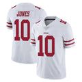 Kooe SF.49ers #10 Mac Jones Player White Limited Vapor Untouchable Home Game Stitched Jerseys
