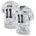 Kooe SF.49ers #11 Brandon Aiyuk Player Arctic Camo Salute to Service Limited Stitched Jerseys