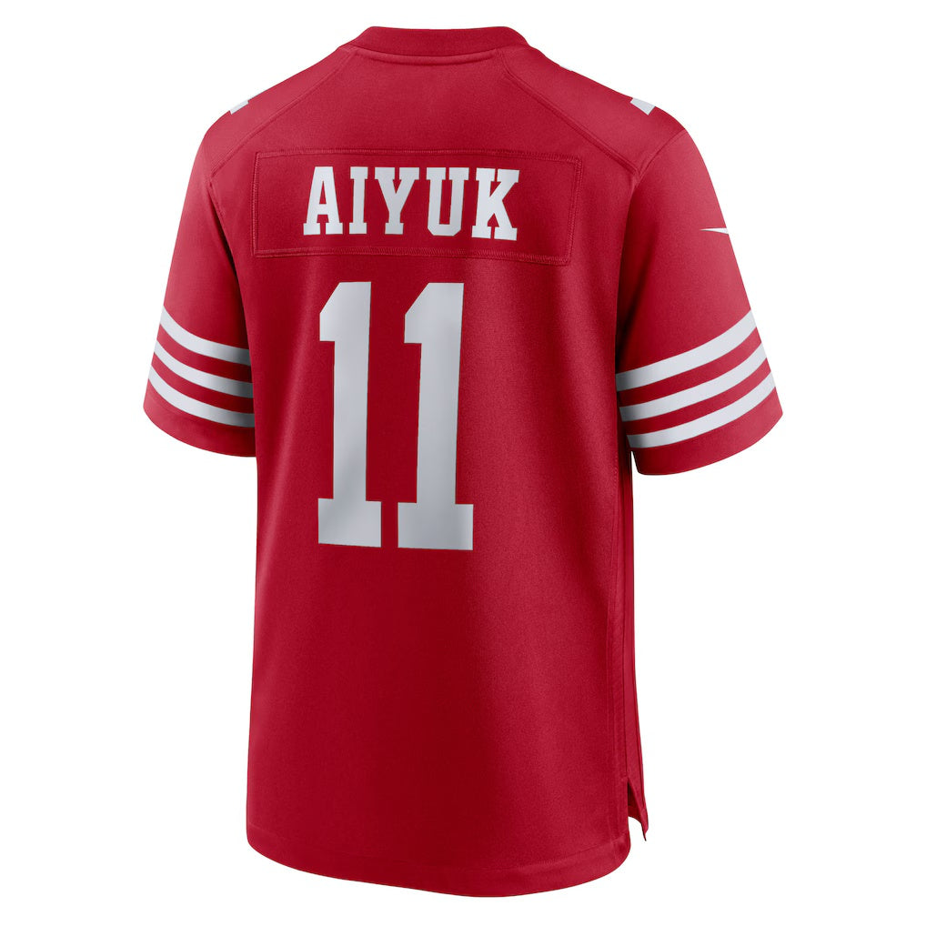 Kooe SF.49ers #11 Brandon Aiyuk Scarlet Game Player Stitched Jerseys
