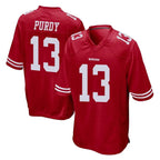 Kooe SF.49ers #13 Brock Purdy Player Red Home Game Stitched Jerseys