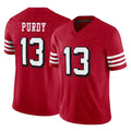 Kooe SF.49ers #13 Brock Purdy Player Red Limited Alternate Vapor F.U.S.E. Home Game Stitched Jerseys
