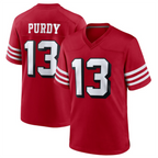 Kooe SF.49ers #13 Brock Purdy Player Scarlet Alternate Game Stitched Jerseys