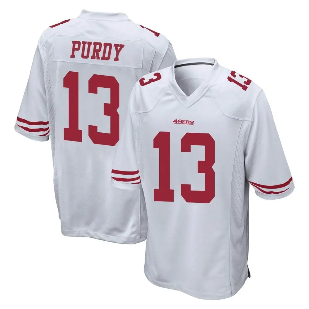 Kooe SF.49ers #13 Brock Purdy Player White Home Game Stitched Jerseys