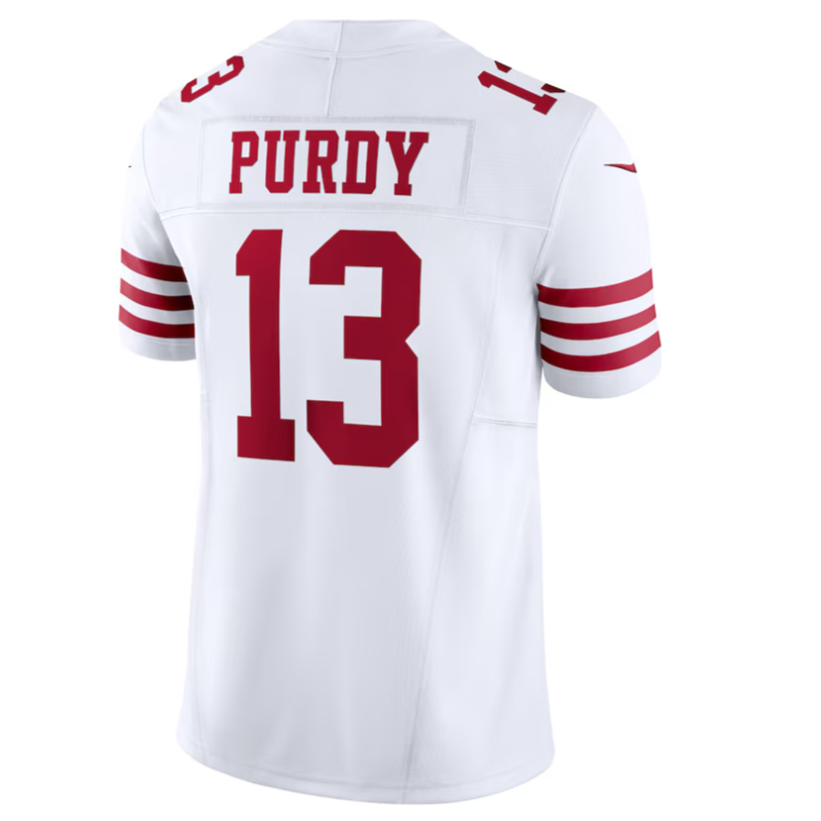 Kooe SF.49ers #13 Brock Purdy Playre White Vapor F.U.S.E. Limited Stitched Jersey