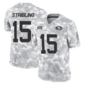 Kooe SF.49ers #15 De'Zhaun Stribling Player Arctic Camo Limited Salute To Service Home Game Stitched Jerseys