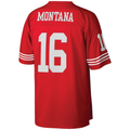 Kooe SF.49ers #16 Joe Montana Mitchell & Ness Scarlet Big & Tall 1990 Retired Player Replica Jersey
