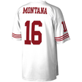 Kooe SF.49ers #16 Joe Montana Mitchell & Ness White 1990 Legacy Replica Stitched Jerseys