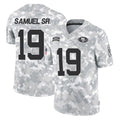 Kooe SF.49ers #19 Deebo Samuel Sr. Player Arctic Camo Limited Salute To Service Home Game Stitched Jerseys