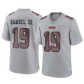 Kooe SF.49ers #19 Deebo Samuel Sr. Player Gray Atmosphere Fashion Home Game Stitched Jerseys