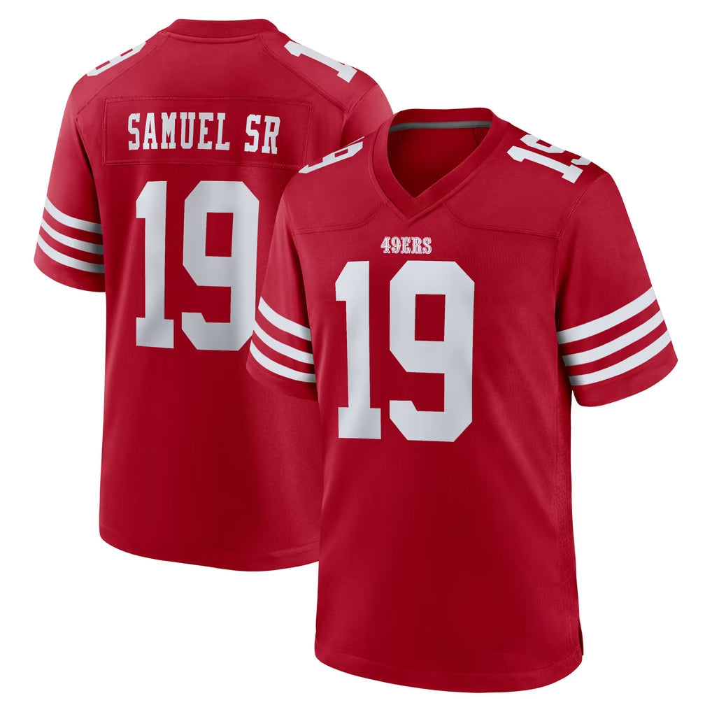 Kooe SF.49ers #19 Deebo Samuel Sr. Player Red Game Home Stitched Jerseys