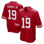 Kooe SF.49ers #19 Deebo Samuel Sr. Player Red Home Game Stitched Jerseys