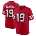 Kooe SF.49ers #19 Deebo Samuel Sr. Player Red Limited Alternate Home Game Stitched Jerseys