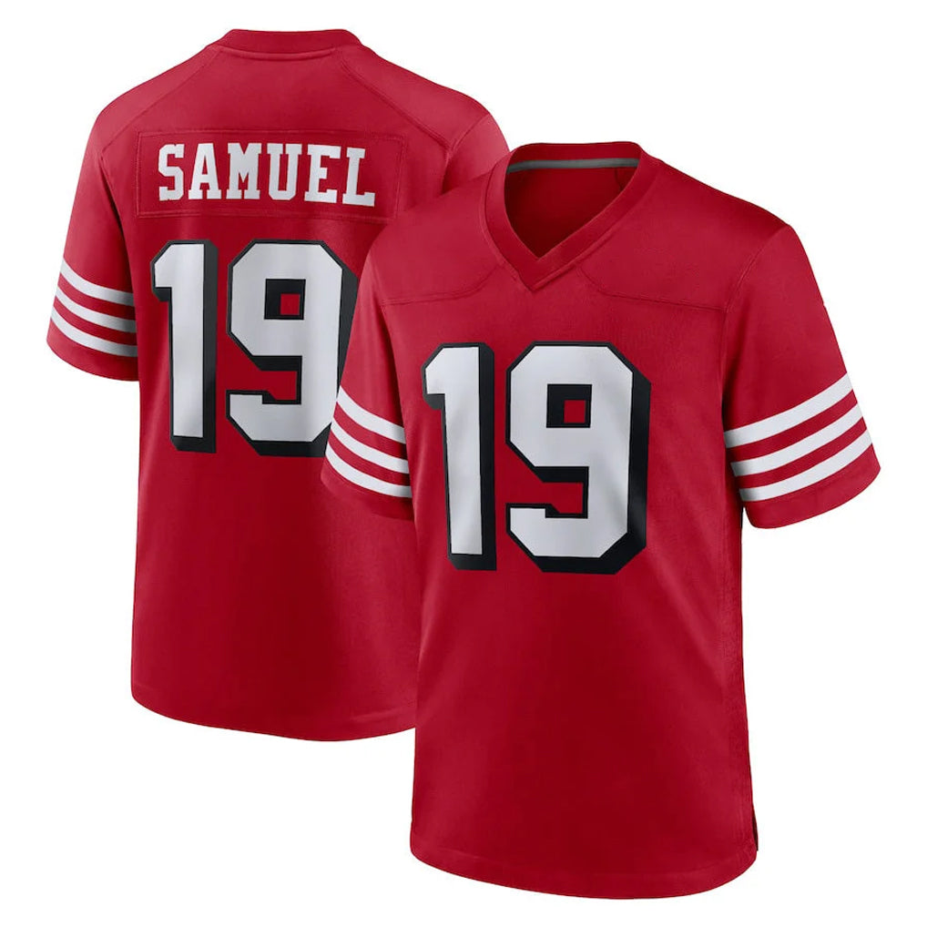 Kooe SF.49ers #19 Deebo Samuel Sr. Player Red Limited Alternate Home Game Stitched Jerseys