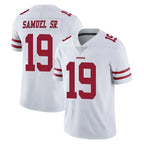 Kooe SF.49ers #19 Deebo Samuel Sr. Player White Limited Vapor Untouchable Home Game Stitched Jerseys