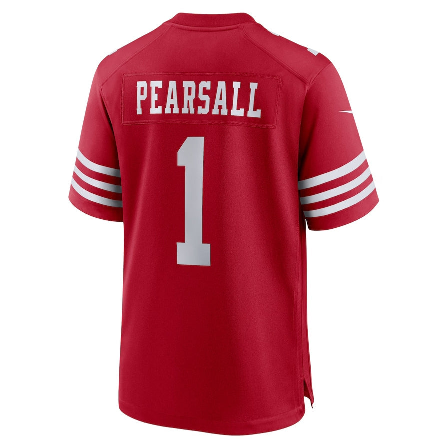 Kooe SF.49ers #1 Ricky Pearsall 2024 Draft First Round Pick Player Game Stitched Jerseys