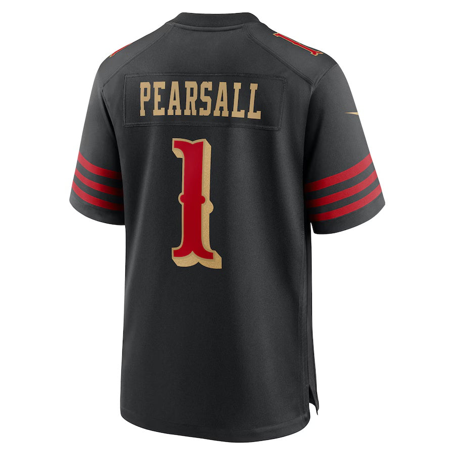 Kooe SF.49ers #1 Ricky Pearsall 2025 Rivalries Collection Game Jersey - Black