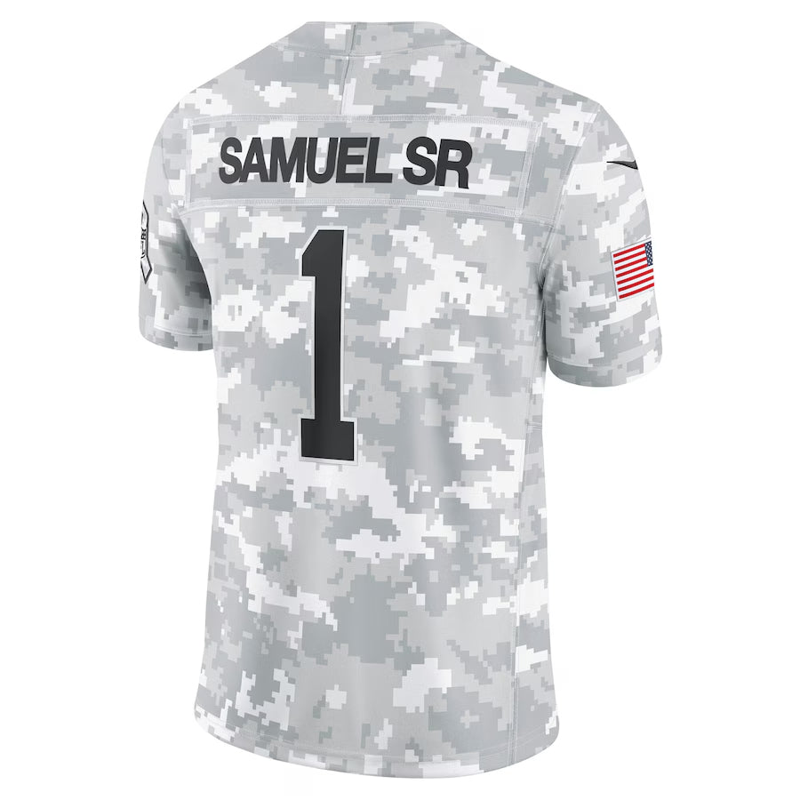 Kooe SF.49ers #1 Ricky Pearsall Player Arctic Camo Salute to Service Limited Stitched Jerseys