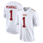 Kooe SF.49ers #1 Ricky Pearsall Player White Fashion Game Stitched Jerseys