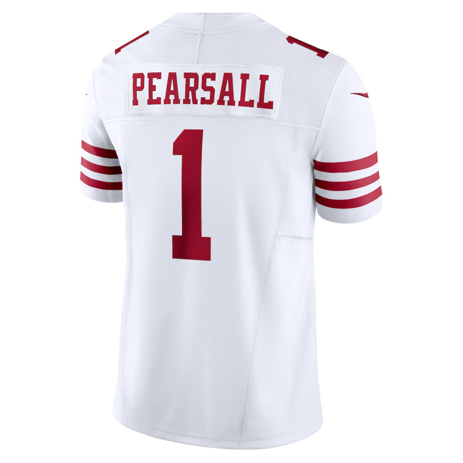 Kooe SF.49ers #1 Ricky Pearsall Player White Vapor F.U.S.E. Limited Stitched Jerseys