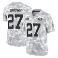 Kooe SF.49ers #27 Ji'Ayir Brown Player Arctic Camo Limited Salute To Service Home Game Stitched Jerseys