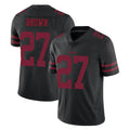 Kooe SF.49ers #27 Ji'Ayir Brown Player Black Alternate Limited Vapor Untouchable Home Game Stitched Jerseys