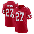 Kooe SF.49ers #27 Ji'Ayir Brown Player Red Game Home Stitched Jerseys