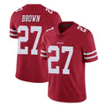 Kooe SF.49ers #27 Ji'Ayir Brown Player Red Limited Vapor Untouchable Home Game Stitched Jerseys