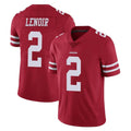 Kooe SF.49ers #2 Deommodore Lenoir Player Red Limited Vapor Untouchable Home Game Stitched Jerseys