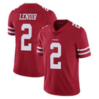 Kooe SF.49ers #2 Deommodore Lenoir Player Red Limited Vapor Untouchable Home Game Stitched Jerseys