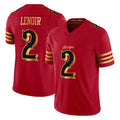 Kooe SF.49ers #2 Deommodore Lenoir Player Red Rivalries Vapor Limited Home Game Stitched Jerseys