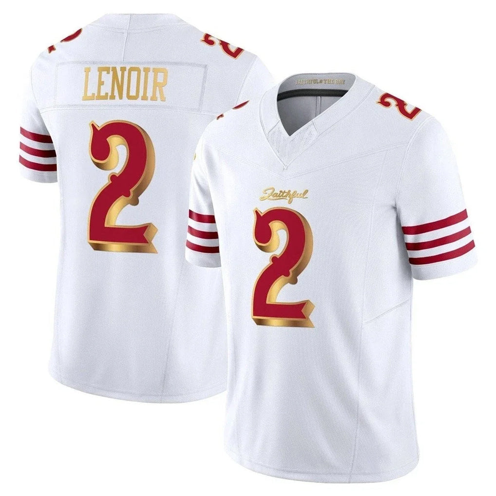 Kooe SF.49ers #2 Deommodore Lenoir Player White 2025 Rivalries Collection Game Limited Stitched Jerseys