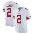 Kooe SF.49ers #2 Deommodore Lenoir Player White Limited Vapor Untouchable Home Game Stitched Jerseys